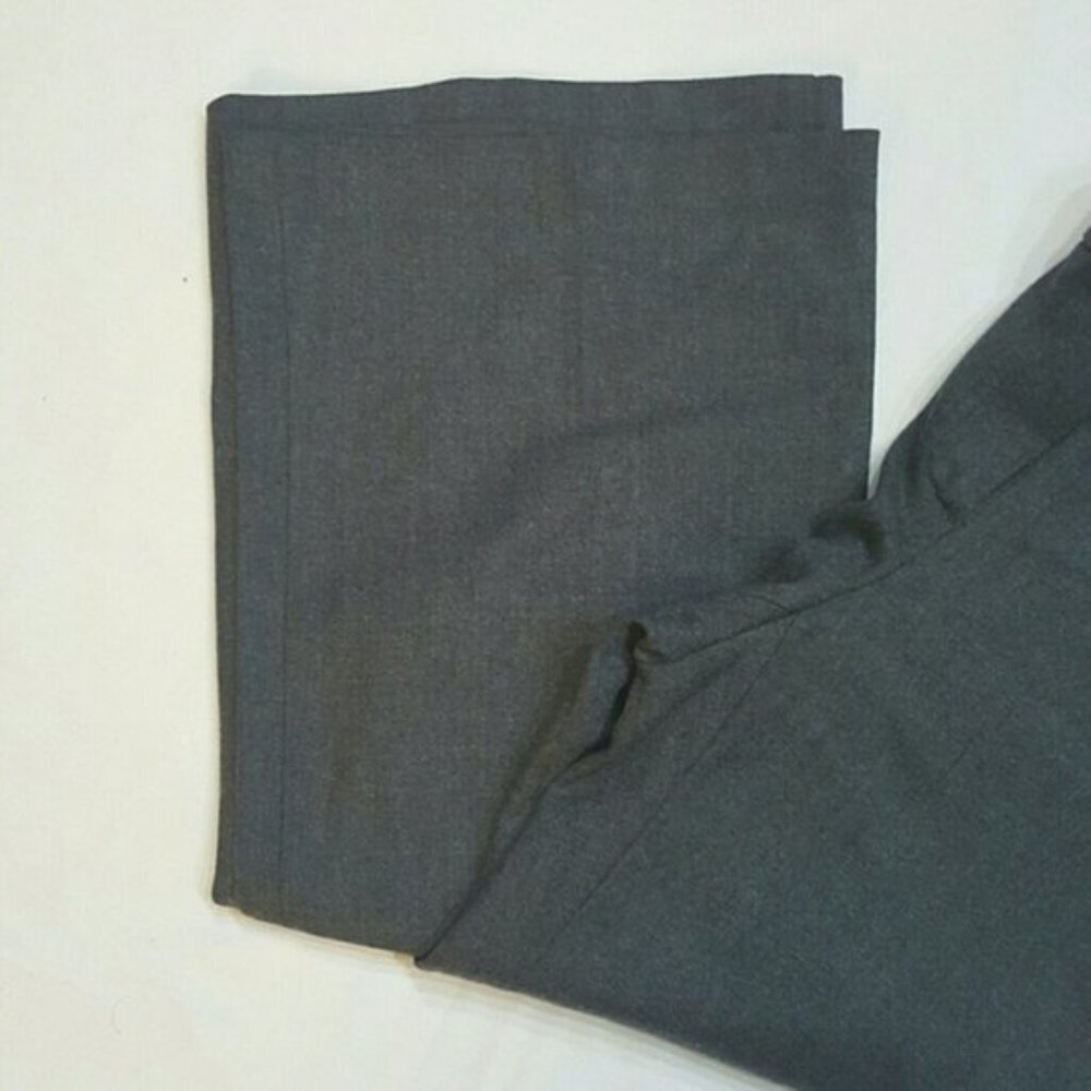 Theory gray Wool straight flare legged dress pants size 0 (294)33) - Picture 7 of 8